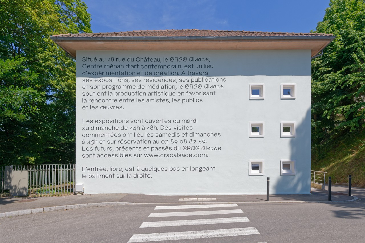DCA - centre d'art - Vue du CRAC Alsace, 2019.