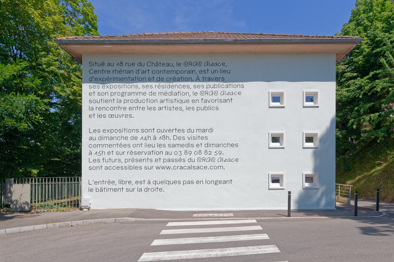 DCA - centre d'art - Vue du CRAC Alsace, 2019.