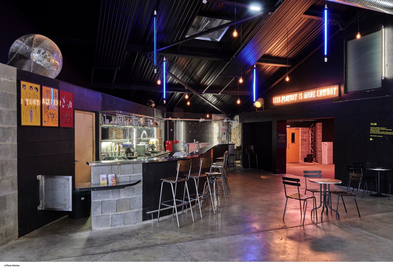 Espace d'accueil du Confort Moderne à Poitiers