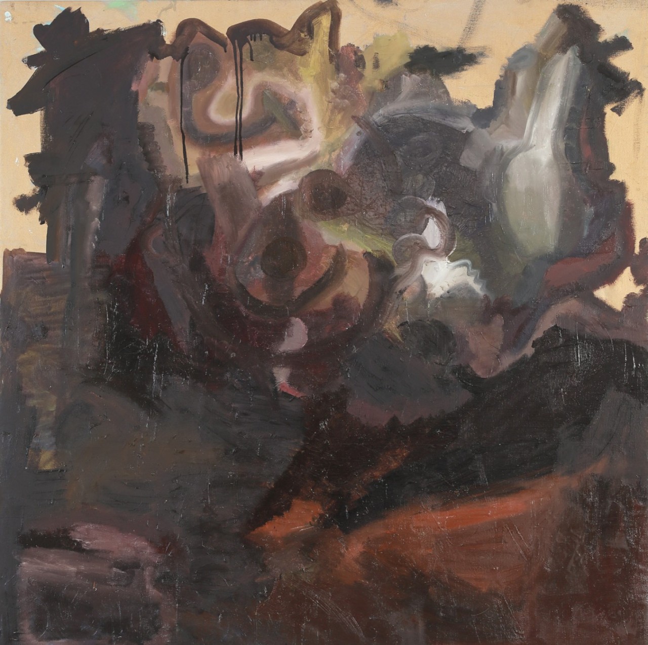 Fabienne Audéoud, Abstraction prophétique (d’après Georges Mathieu, pas Georges Pompidou), 2021–2022