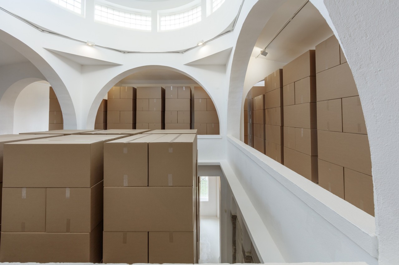 Merlin Carpenter, archive élastique, 2020, CAC - La synagogue de Delme