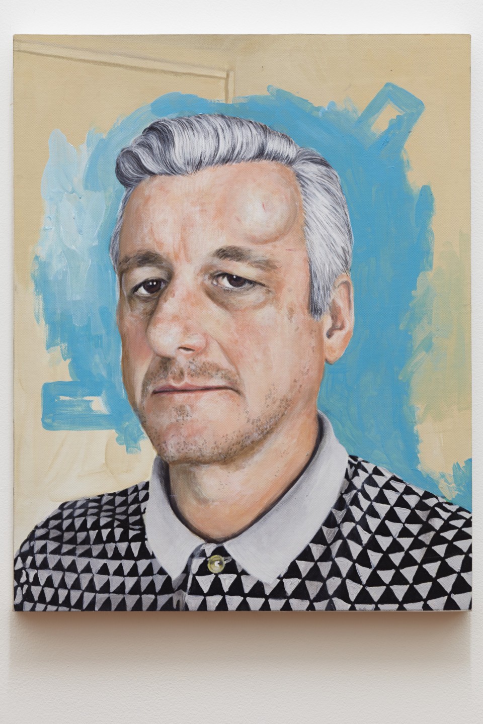 Thierry Lagalla, Autòportret à la badòla (Selfportrait with bump), 2017