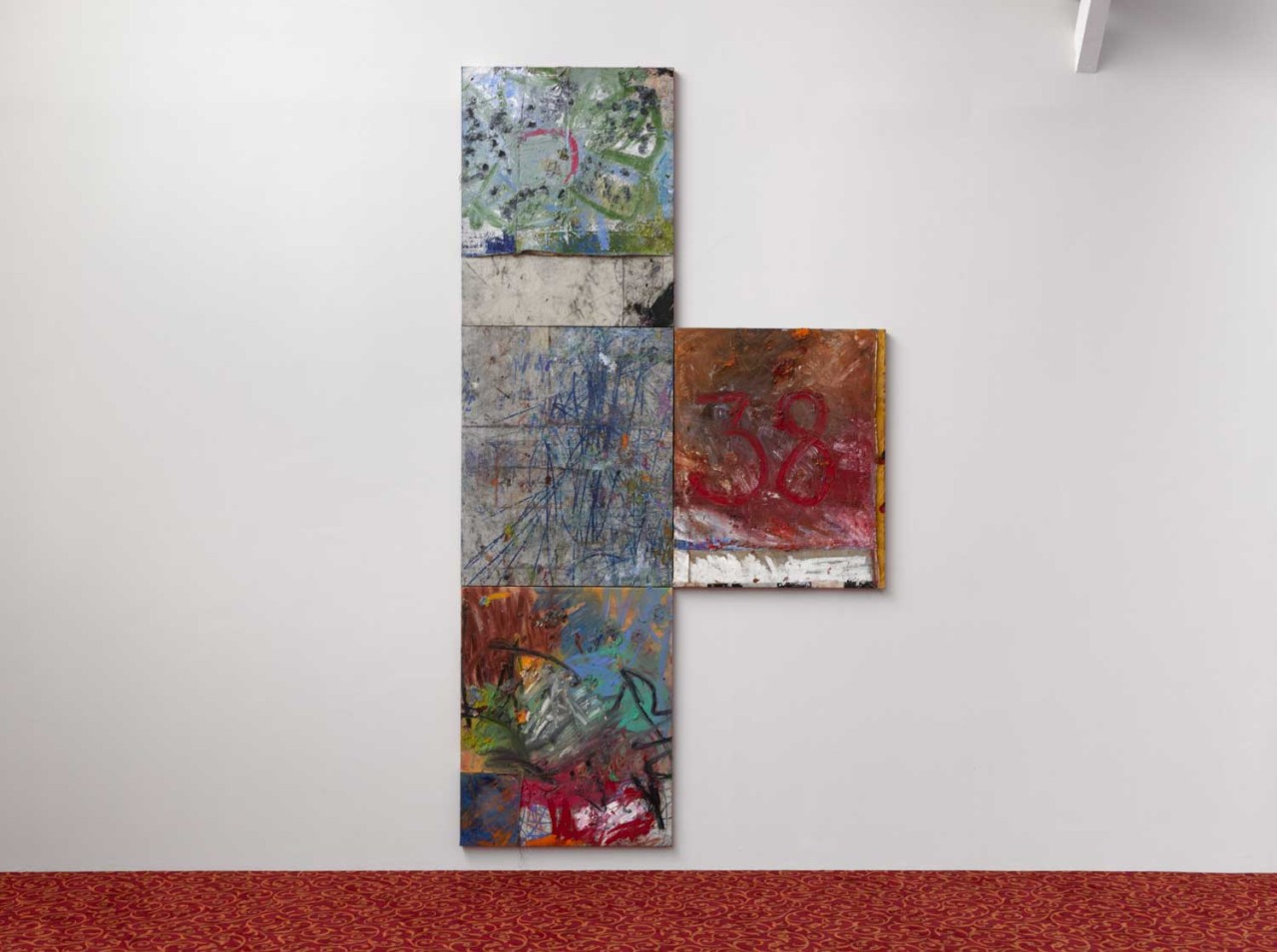 Oscar Murillo, Beverly Hills, 2014