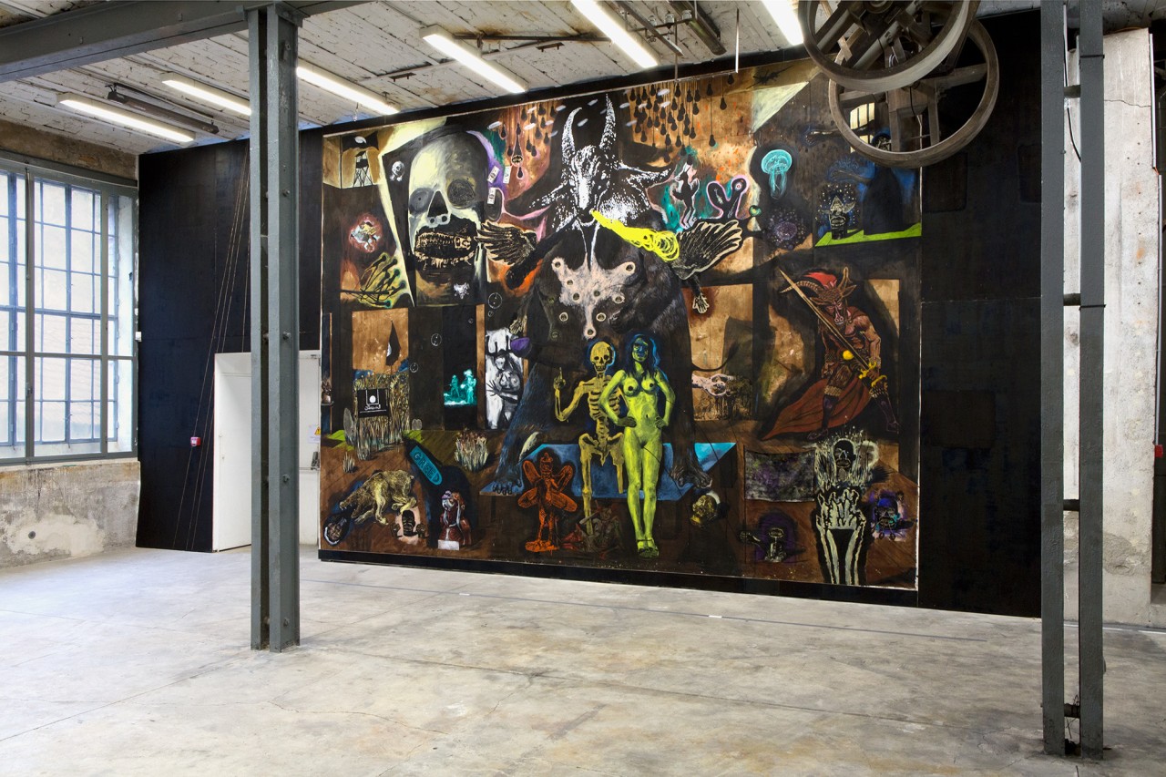 Damien Deroubaix, Chamcha, 2016