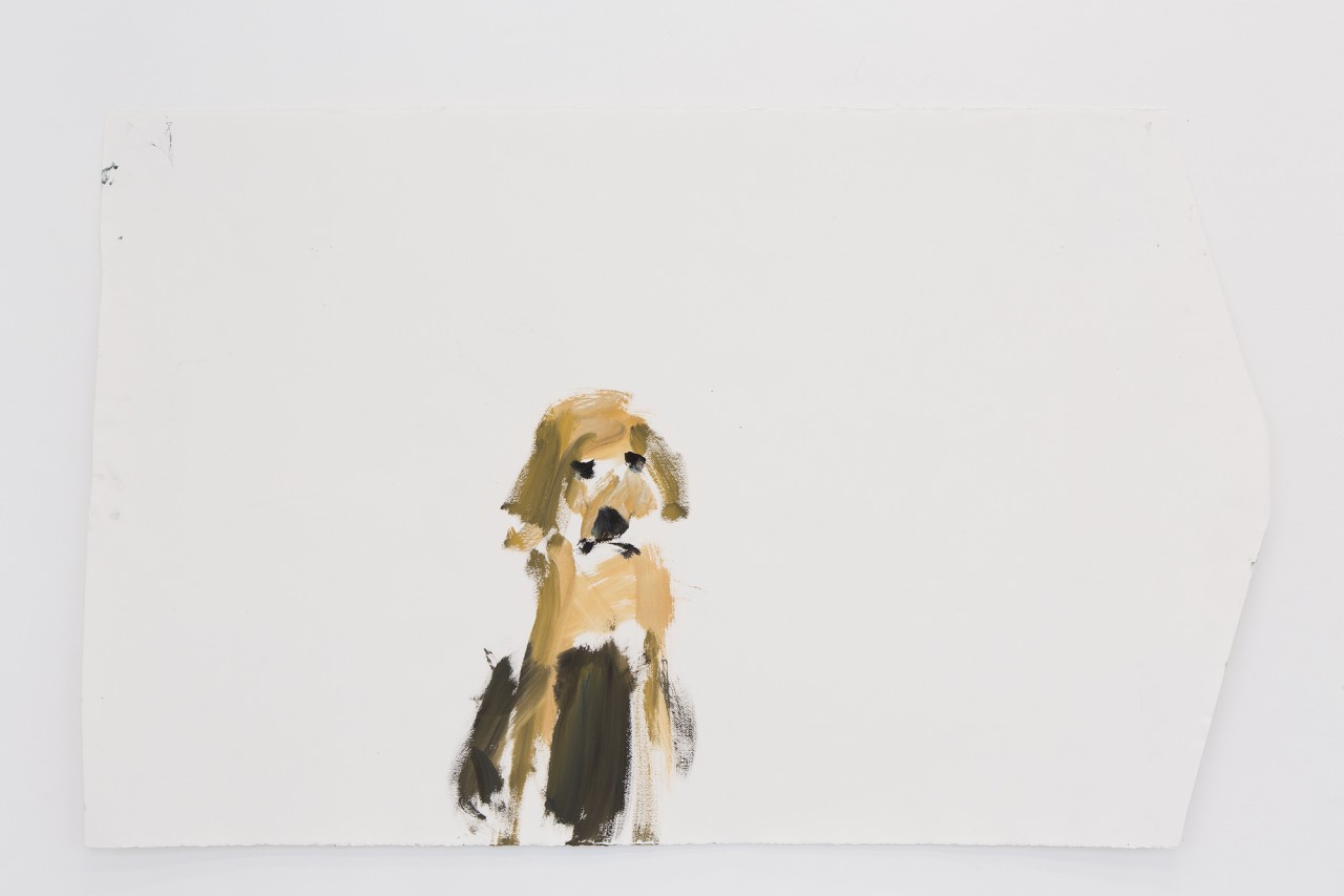 Damien Cabanes, Chien de face (n°1), 2016