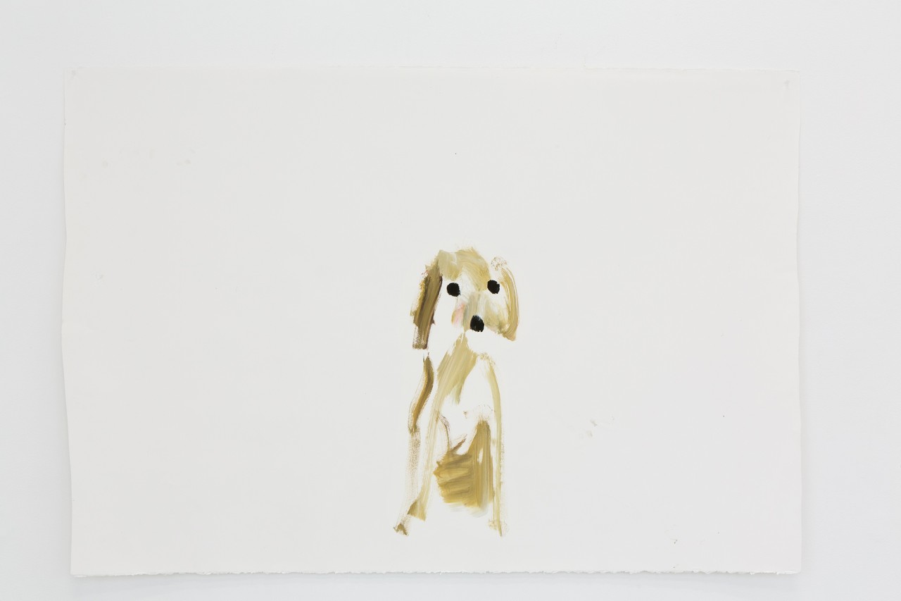 Damien Cabanes, Chien de face (n°2), 2016