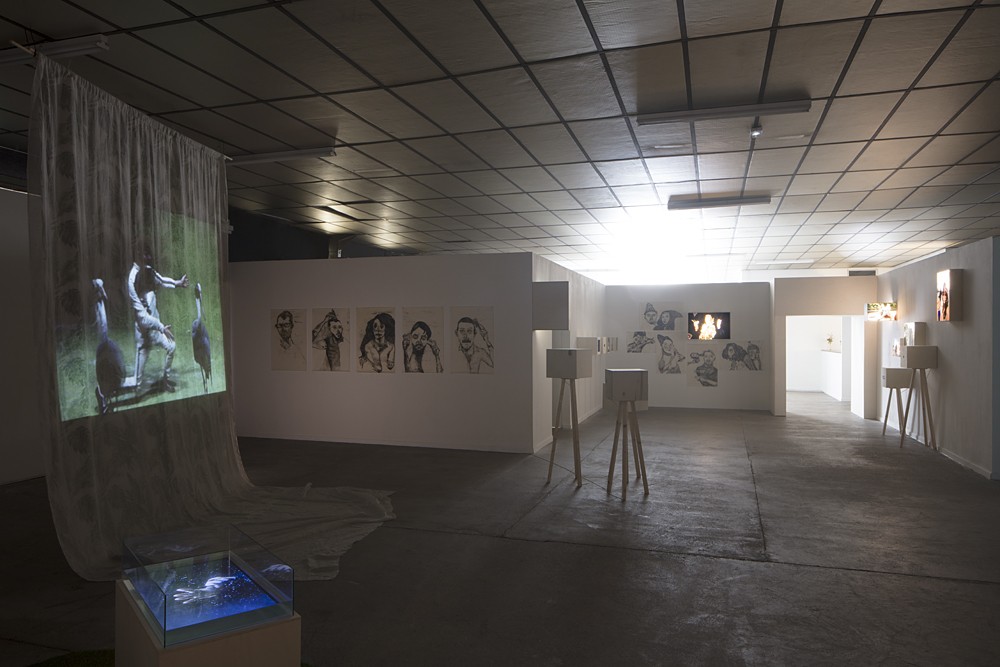 Marie Losier, Elina et les paillettes, 2018. Vue de l'exposition « Hello Happiness ! », BBB centre d'art, 2018.