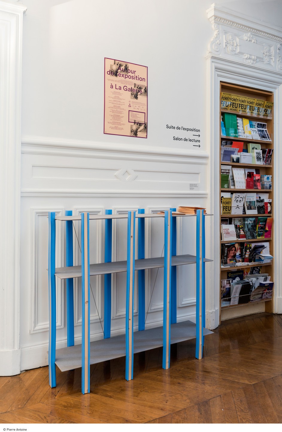 Laëtitia Badaut-Haussmann, Étagères par Romain Guillet, 2017