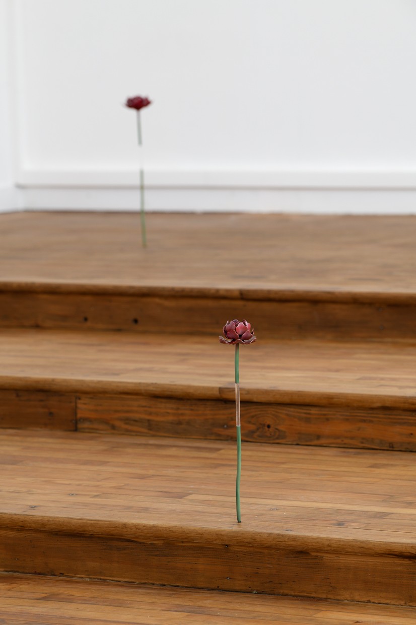 Vasilis Papageorgiou, Flowers on the floor I-III, 2024