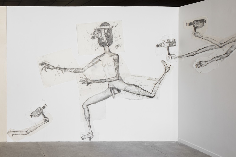Marie Losier, L'homme Bolex, 2018. Vue de l'exposition « Hello Happiness ! », BBB centre d'art, 2018.