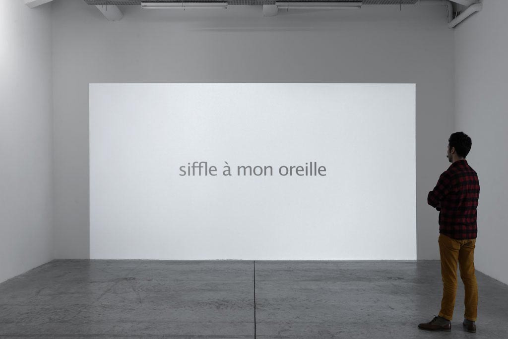 Dominique Petitgand, Les lettres blanches, 2015