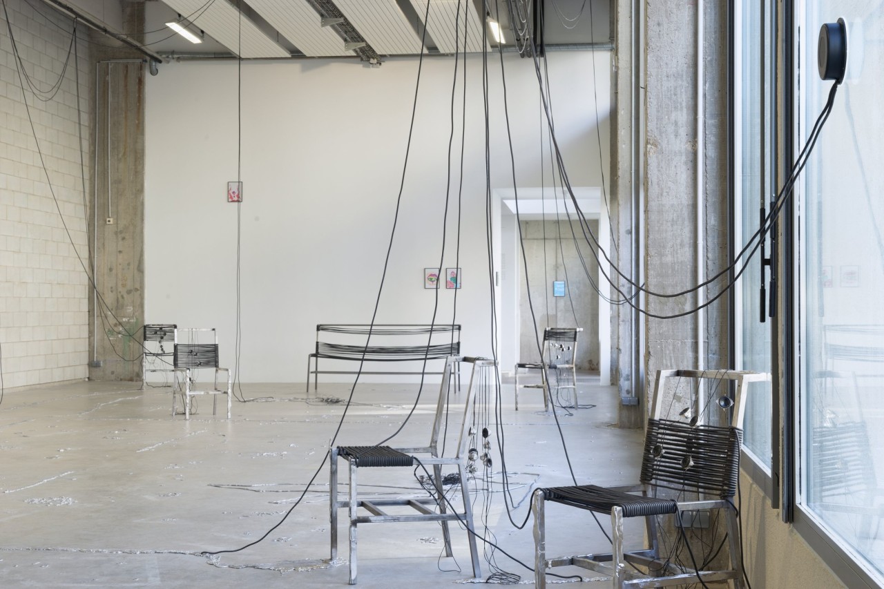 Anne Le Troter, Les volontaires, pigments-médicaments, 2022