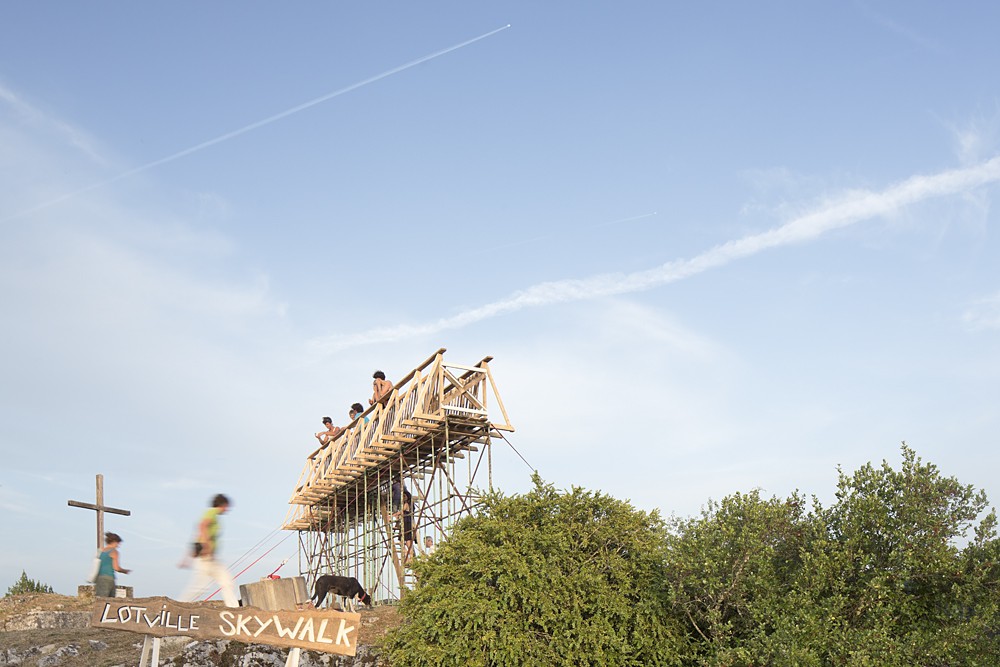 Raumlaborberlin, LOTVILLE-SKYWALK, 2015