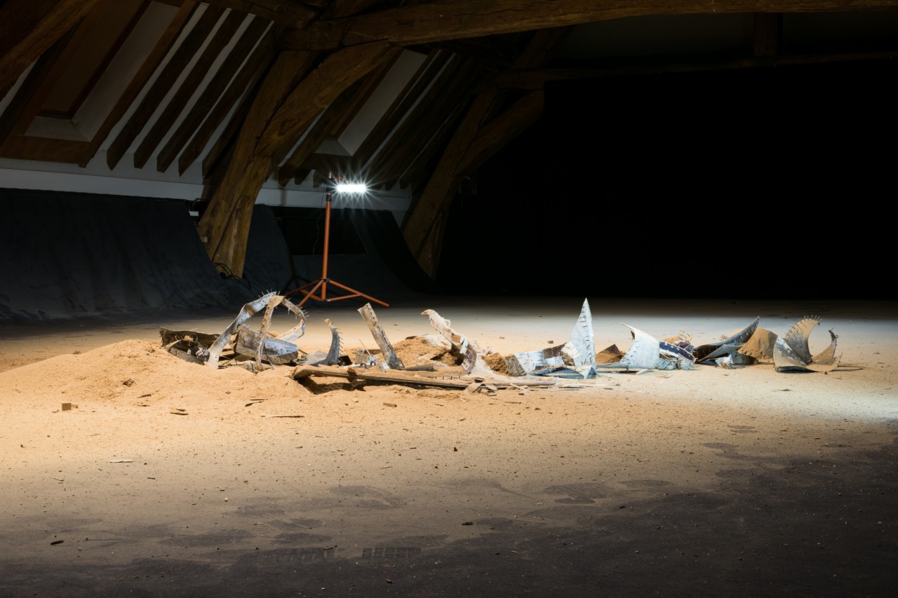 Nicolas Daubanes, Mauvais œil : porte de l’ancienne Maison d’Arrêt de Colmar, 2022