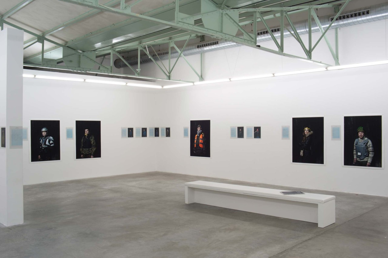 Émeric Lhuisset, Maydan - Hundred portraits, 2014