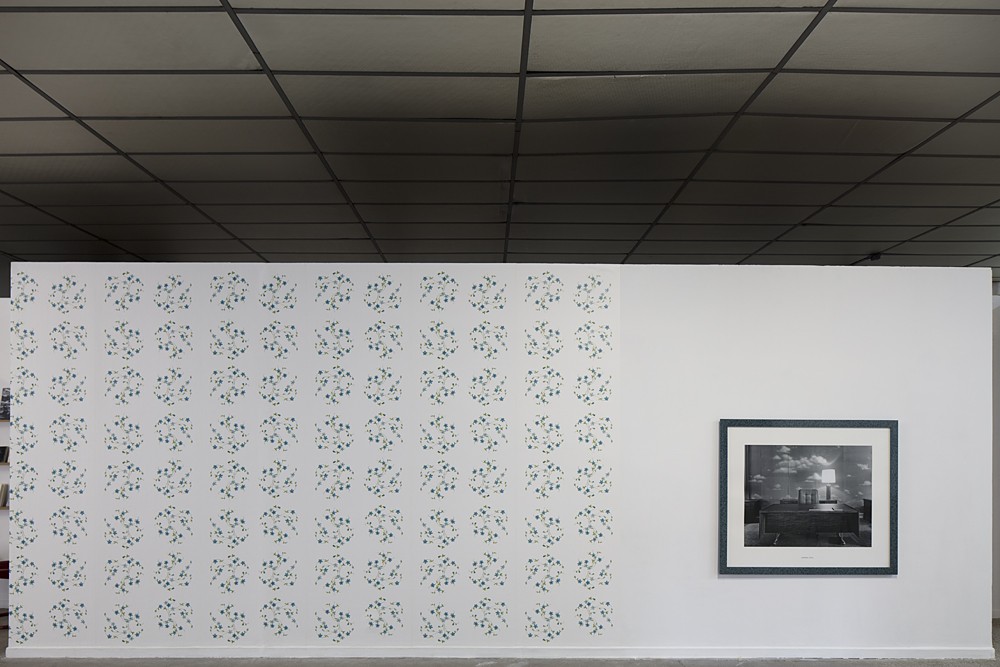 Julie Saclier, Myosotis variation 1, 2018. Vue de l'exposition « Activité permanente », une exposition des étudiants de l'isdaT et artistes invités, BBB centre d'art, 2018.