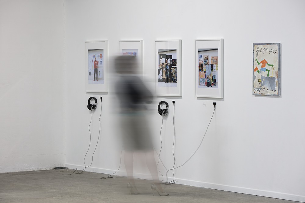 Jérémie Danon, Patiemment, 2018. Vue de l'exposition « Activité permanente », une exposition des étudiants de l'isdaT et artistes invités, BBB centre d'art, 2018. (A droite sur la photo)