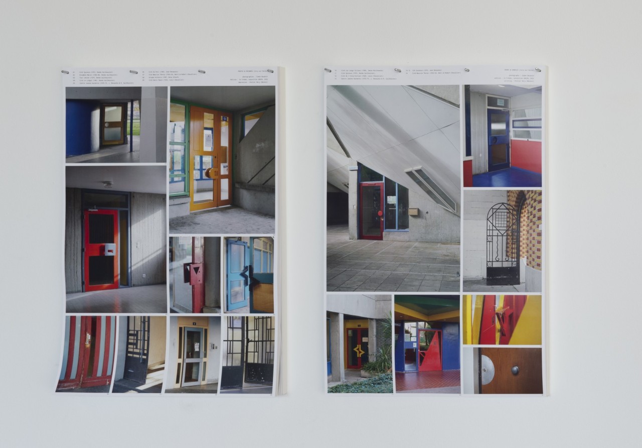 credac  simon boudvin photographies inventaire  portes et de poignées cités d'Ivry-sur-Seine