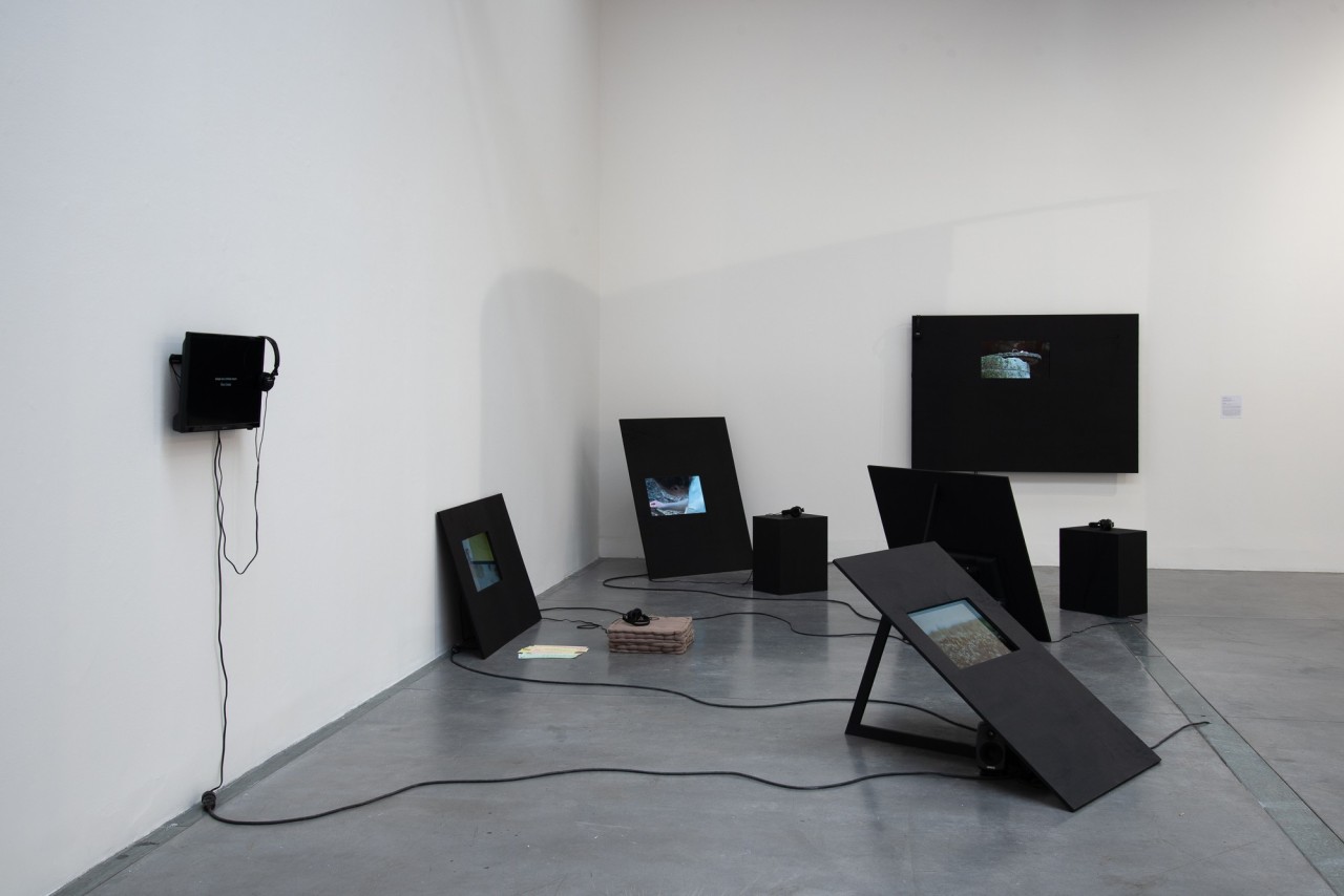 installation vidéo avec plusieurs écrans