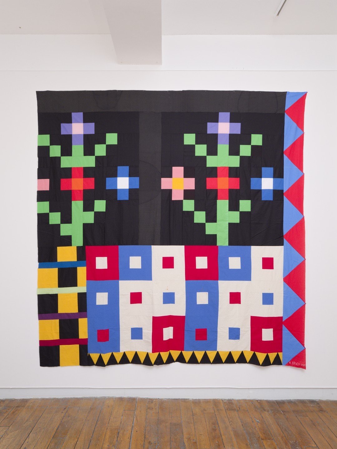 Karina Bisch, Tableau de tissus 2, 2025