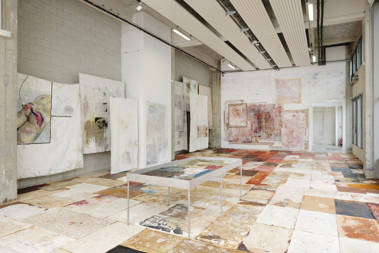 Mandy El-Sayegh, TBC Latex Tiles, 2019