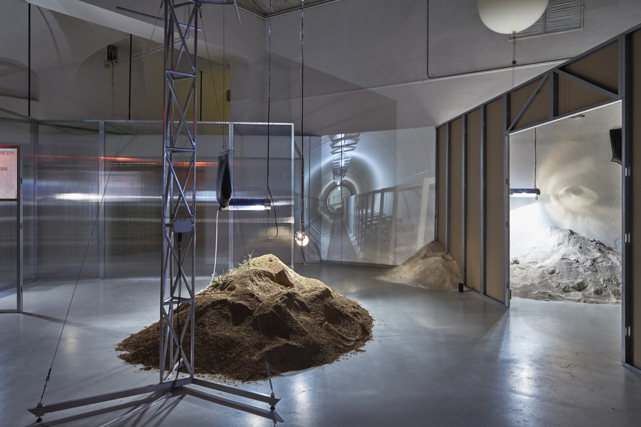 Hugo Deverchère, "The Crystal and the Blind (part 2)" (vue d'exposition), 2018
