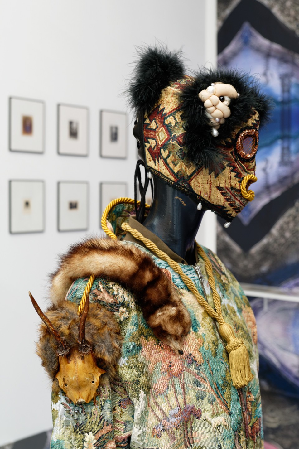 Mehryl Levisse, « Un corps en trop », 2020, production CAC Brétigny, vue de l'exposition collective « Sâr Dubnotal ».