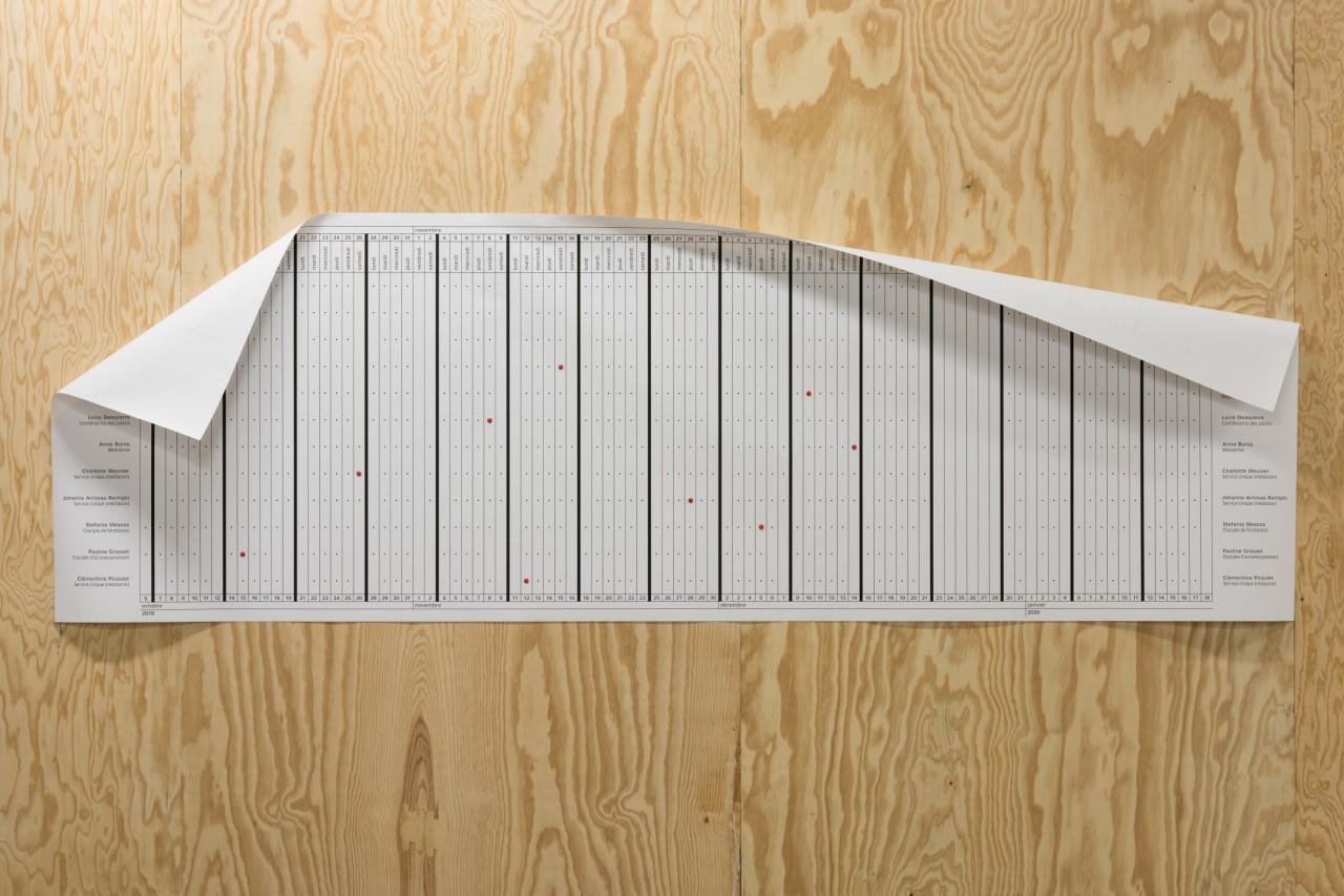Matthieu Saladin, Une journée de travail, 2019