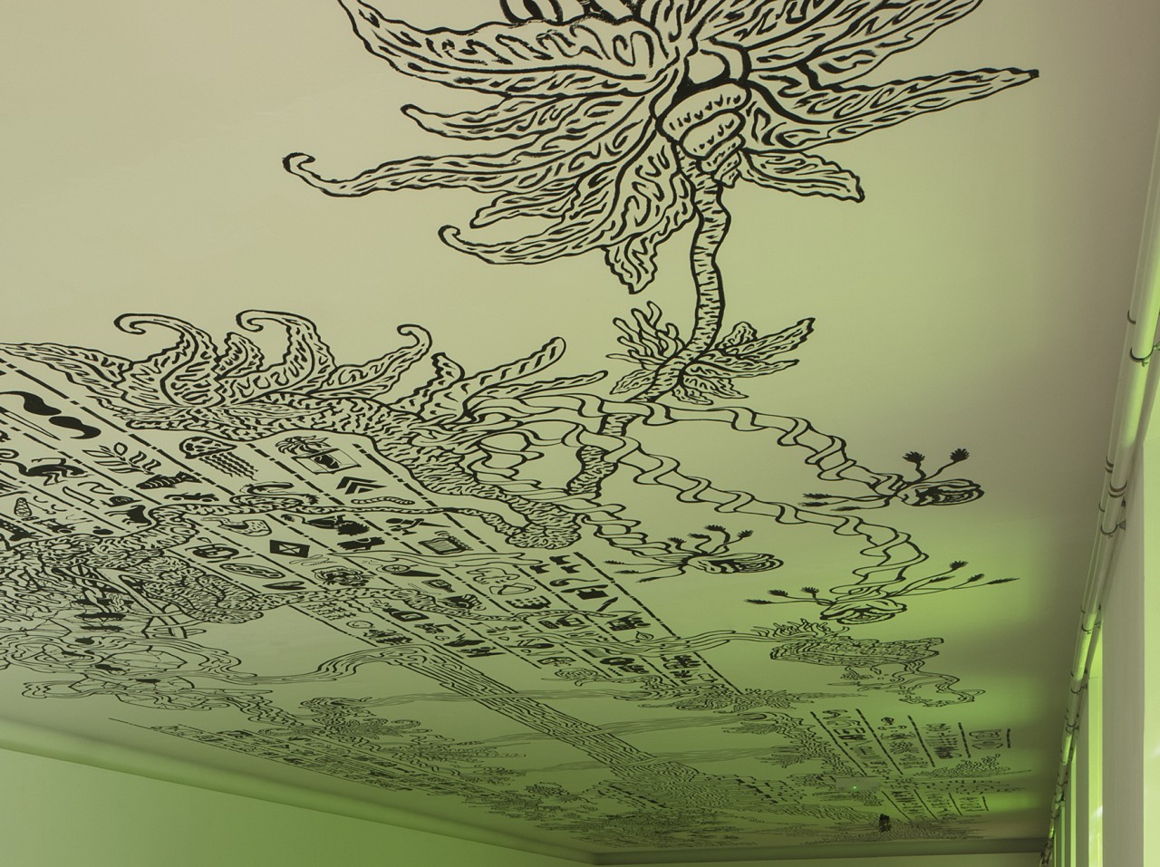Benjamin Ferré, Vestige d’une autre fin (Fresque), 2019