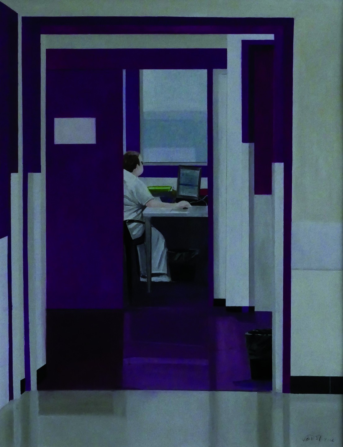 Anthony Vérot, Vue de l’hôpital de Belfort, 2016