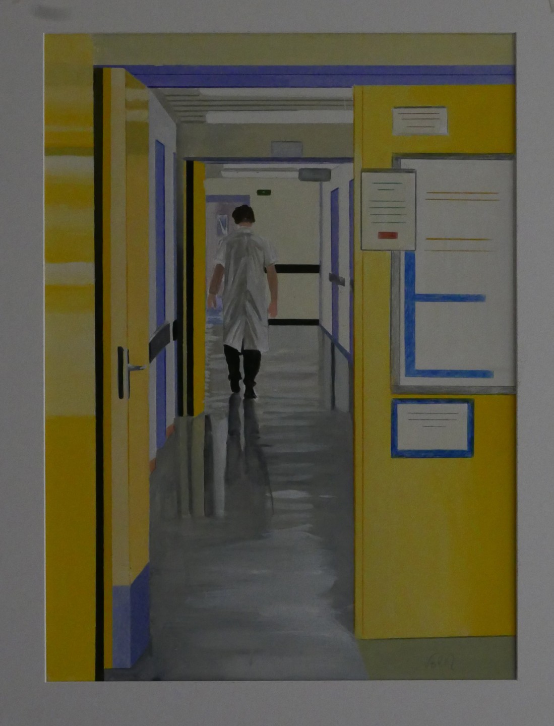 Anthony Vérot, Vue de l’hôpital de Montbéliard, 2016