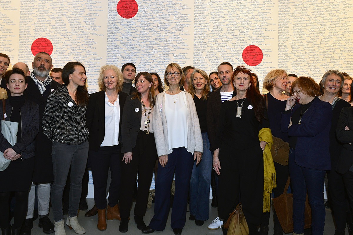 DCA - art au centre - Les directeurs et directrices de centres d'art avec Mme Françoise Nyssen, Ministre de la Culture